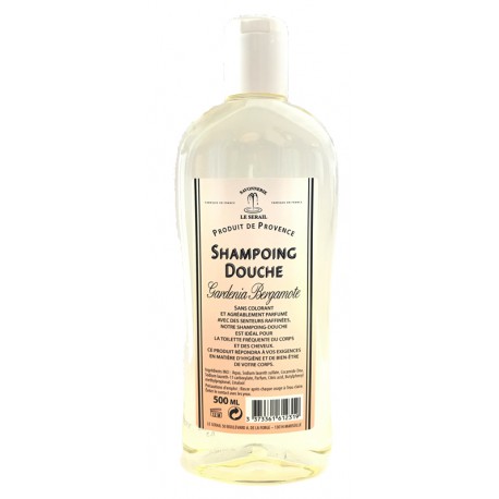 Shampoing douche Gardénia Bergamote Le Sérail 500 ml