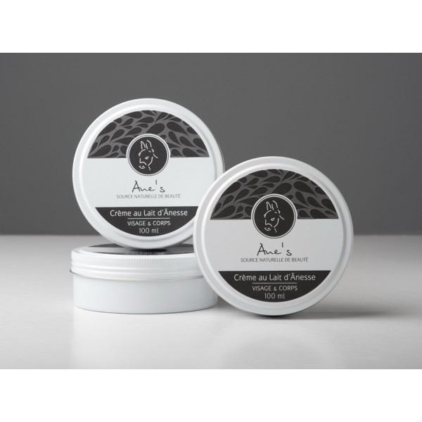 Crème visage et corps au lait d'ânesse 100 ml