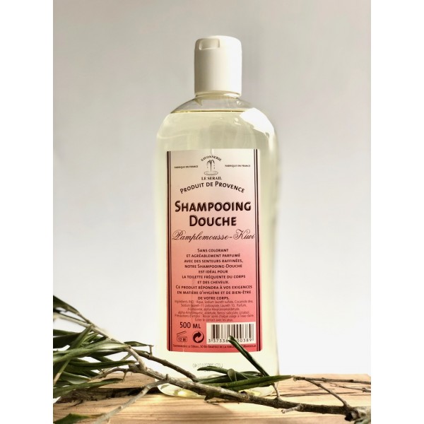 Shampoing douche pamplemousse Marseille le Sérail 500ml