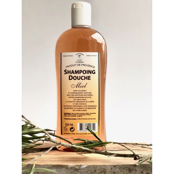 Shampoing douche miel le sérail, savon de Marseille, Marseille Soaps Box