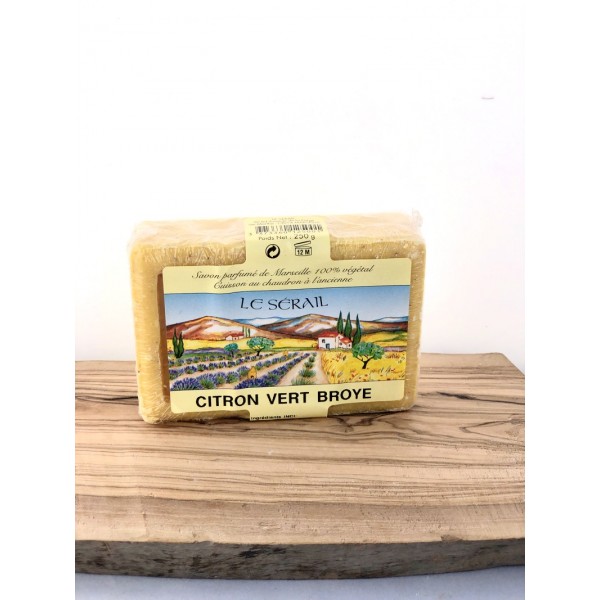 Savon de Marseille Citron Broyé 250 g Le Sérail